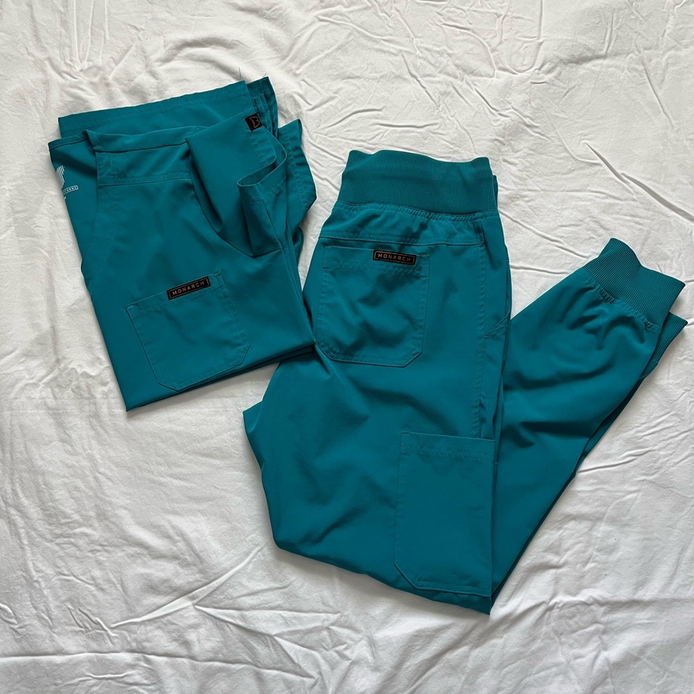 Teal Petite Scrubs Set
